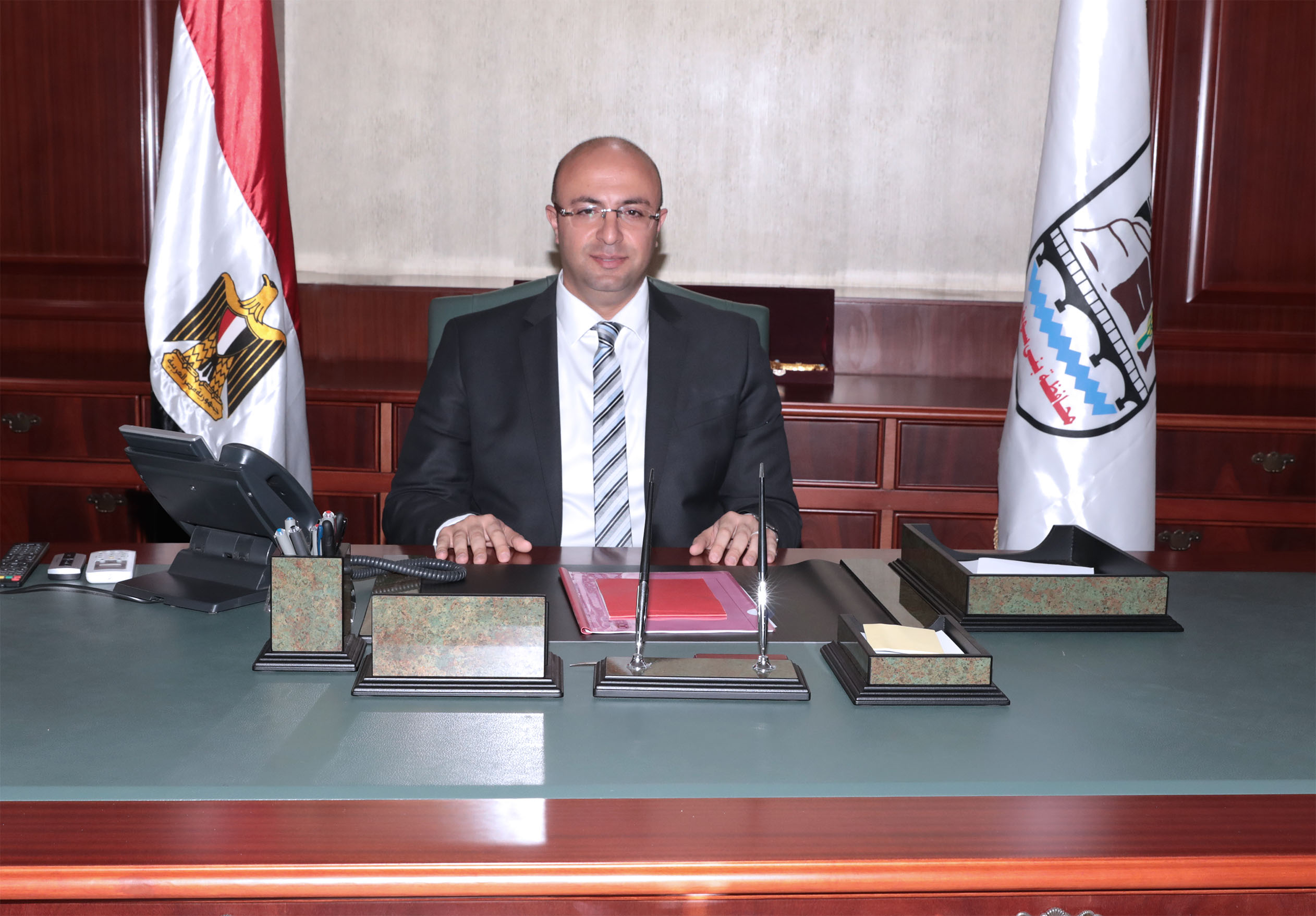   محافظ بني سويف يهنئ الرئيس عبد الفتاح السيسي بمناسبة عيد الشرطة