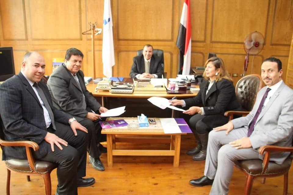   تجارة كفر الشيخ توقع برتوكول تعاون مشترك مع الشركة المصرية للاتصالات