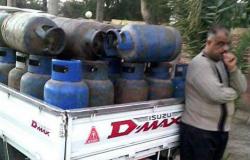  ضبط سيارة محملة بـ 240 أسطوانة بوتاجاز في حملة لتموين بني سويف
