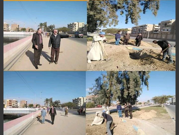   نائب رئيس حي ثان الإسماعيلية يتابع أعمال النظافة و رفع الأتربة بطريق بورسعيد و شارع البحري