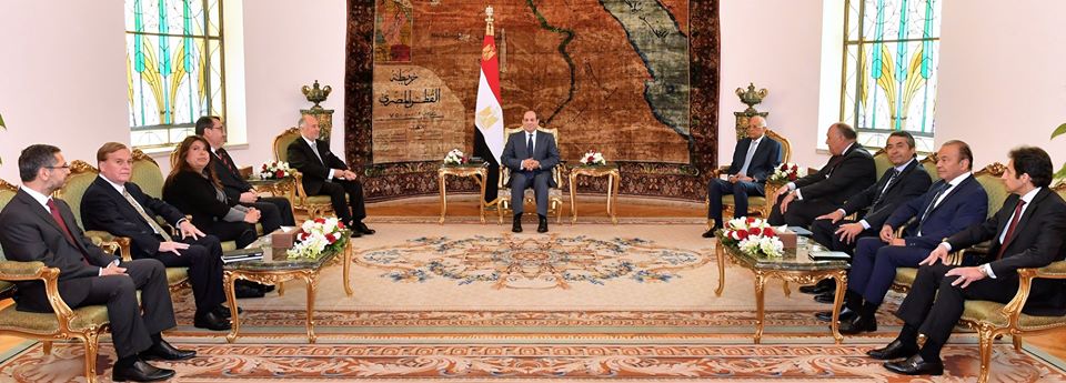 الرئيس السيسي يستقبل رئيس مجلس النواب الشيلي