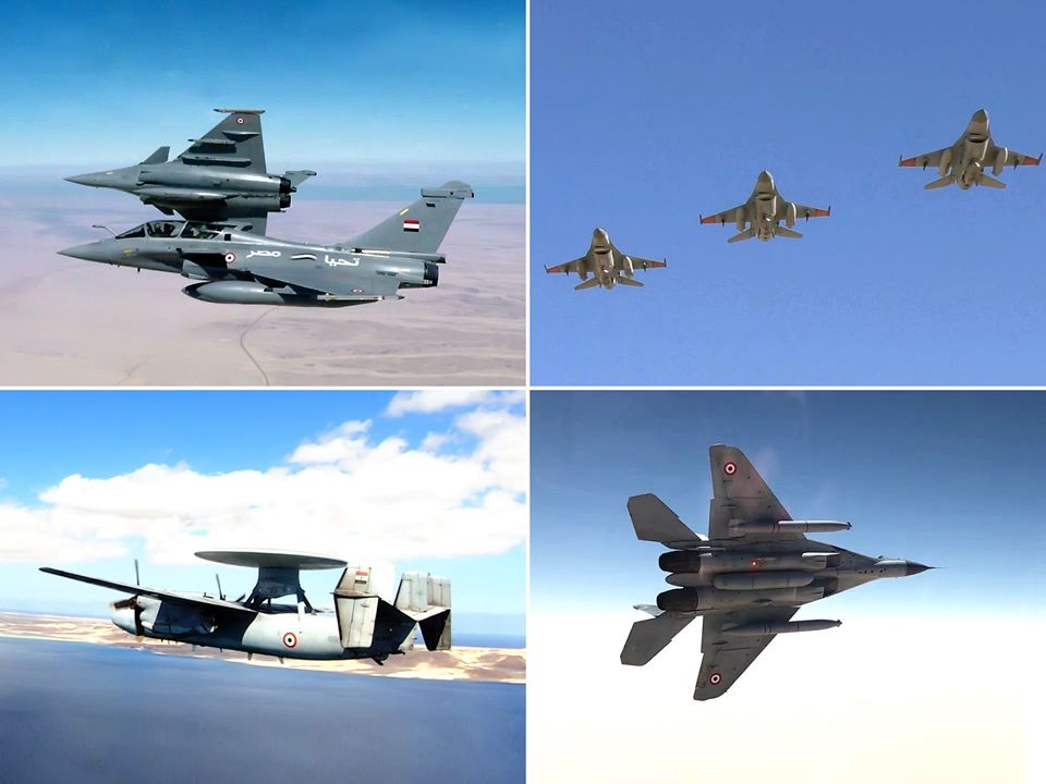   القوات الجوية المصرية تنفذ تدريب جوى مشترك مع فرنسا