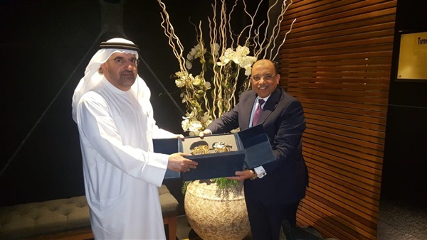   وزير التنمية المحلية يلتقي المدير التنفيذى لمؤسسة محمد بن راشد آل مكتوم للمعرفة بدولة الإمارات