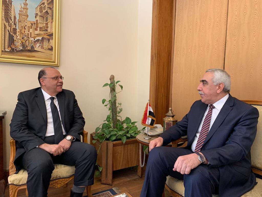   سفير العراق بالقاهرة يلتقي مساعد وزير الخارجية المصري للشئون العربية