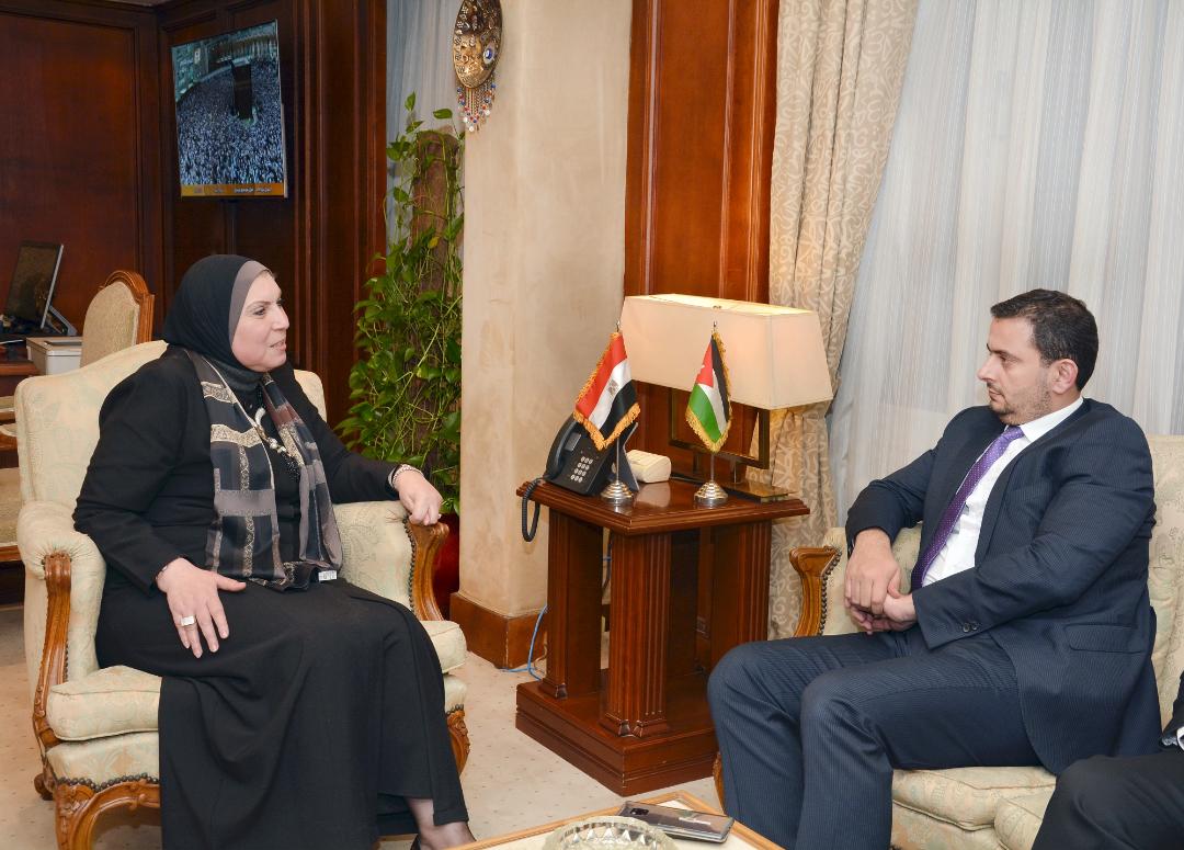   وزيرة «التجارة» ونظيرها الأردني يتفقان على أهمية إحداث نقلة نوعية فى مستوى العلاقات الاقتصادية