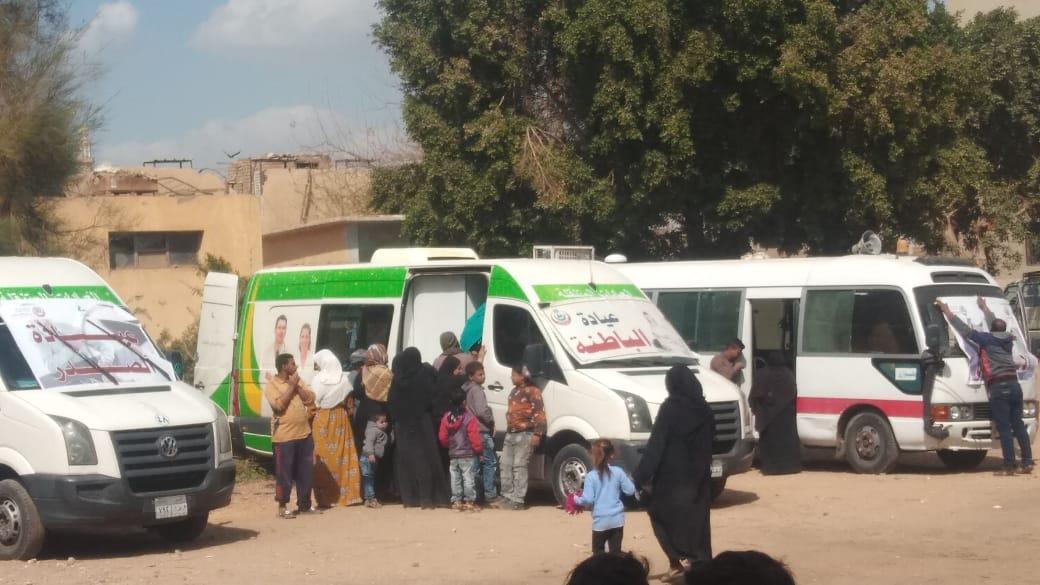   الكشف على ٢٥٣٩ حالة خلال القافلة الطبية بمدينة نقادة بمحافظة قنا