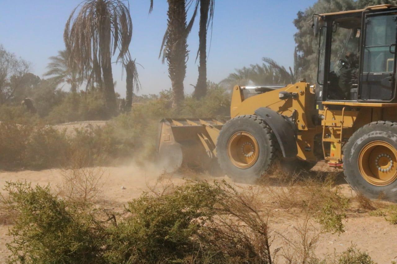   إزالة 5حالات تعدي على أراضي أملاك الدولة بمركز الوقف شمال محافظة قنا