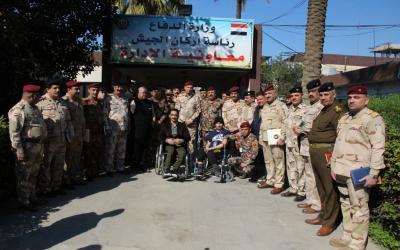   رئيس أركان الجيش العراقي يلتقي عدداً من جرحى قواته