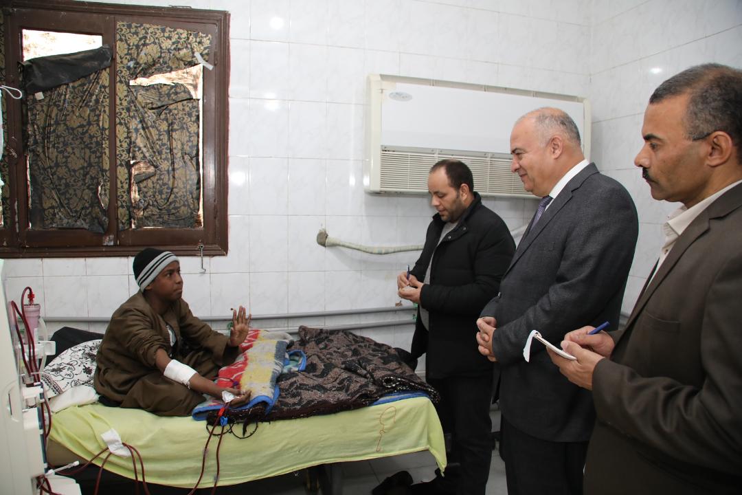   بالصور|| «الداودى» يتفقد المقر المؤقت لمستشفى دشنا المركزى شمال محافظة قنا