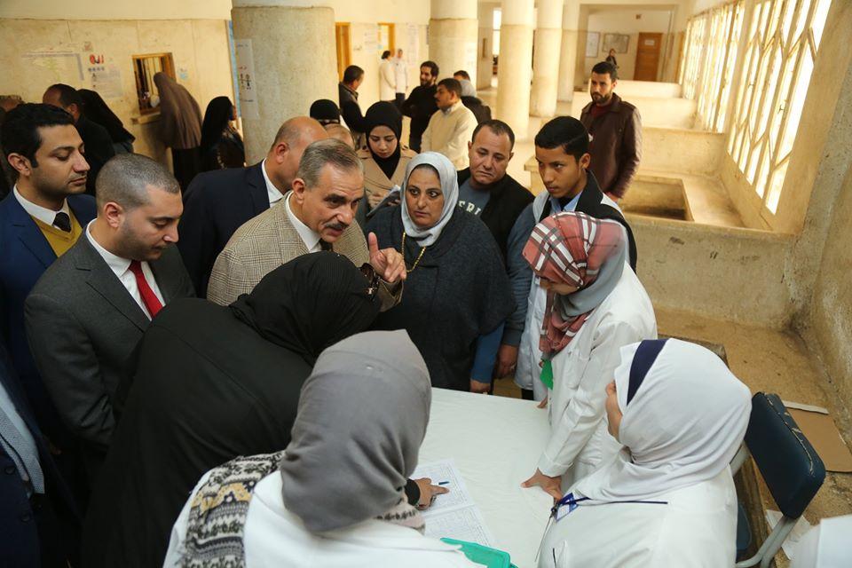   محافظ كفر الشيخ يتفقد أعمال الحملة القومية ضد مرض شلل الأطفال