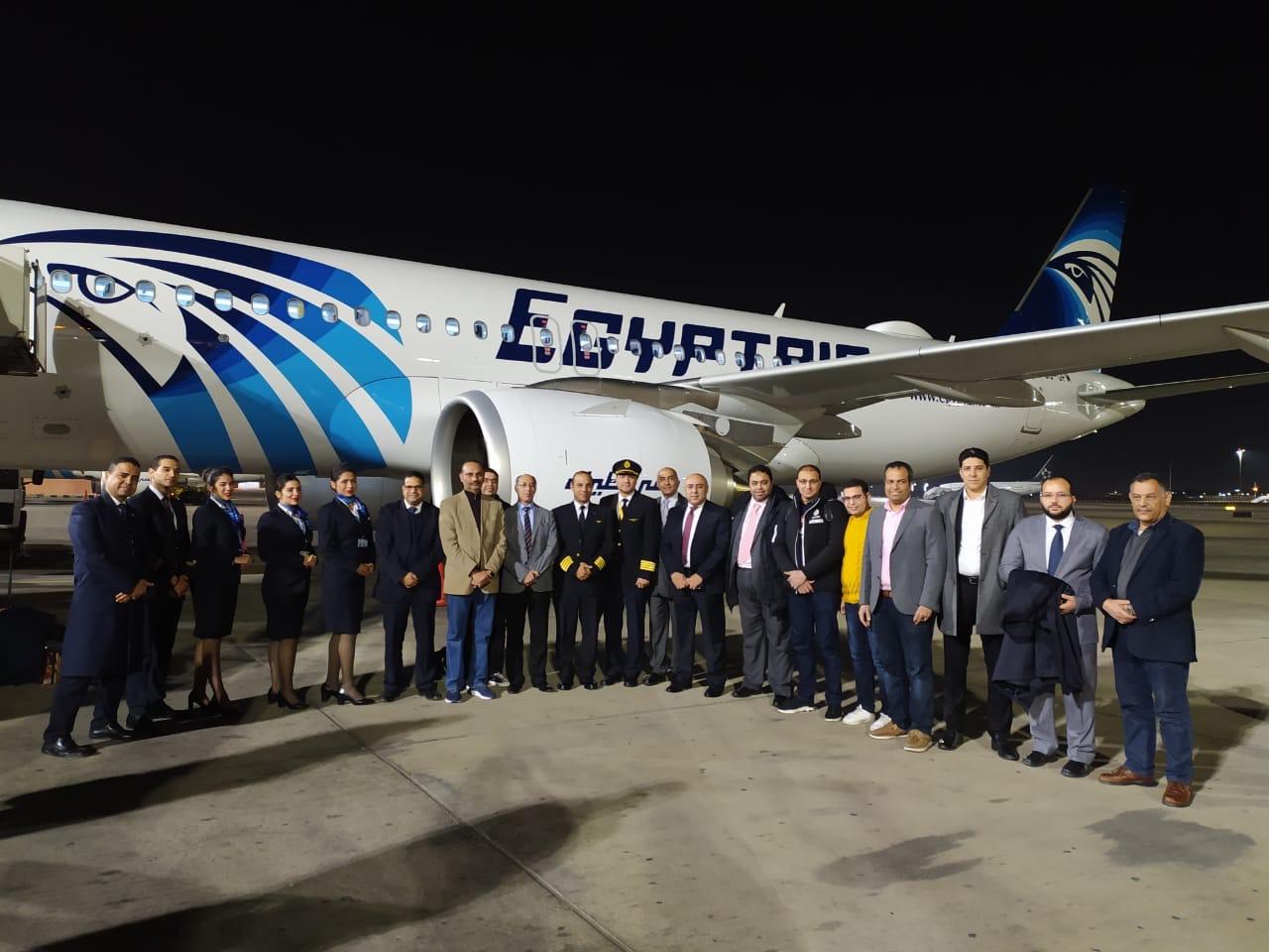   مطار القاهرة يستقبل فجر اليوم طائرة مصرللطيران الرابعة الجديدة من طراز إيرباص