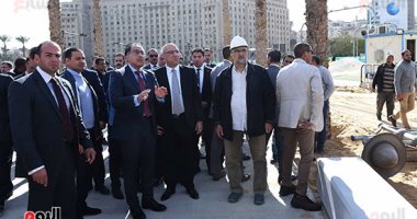   رئيس الوزراء يتفقد أعمال تطوير ميدان التحرير 