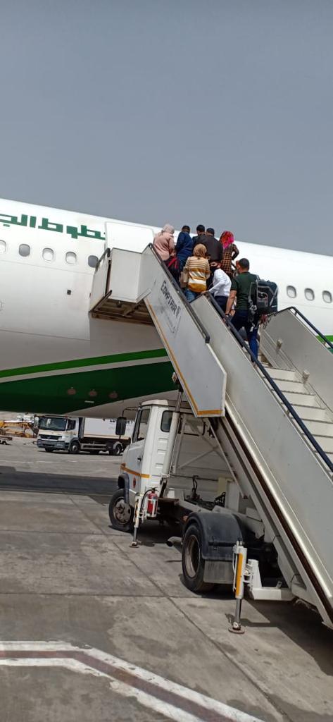   استئناف رحلات الجسر الجوي إلى العراق عبر مطار القاهرة الدولي بعد توقفها لأسباب لوجستية