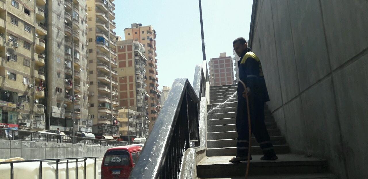   «نهضة مصر»: الاسكندرية في حالة تنظيف وتعقيم مستمرة ليلا نهارا 