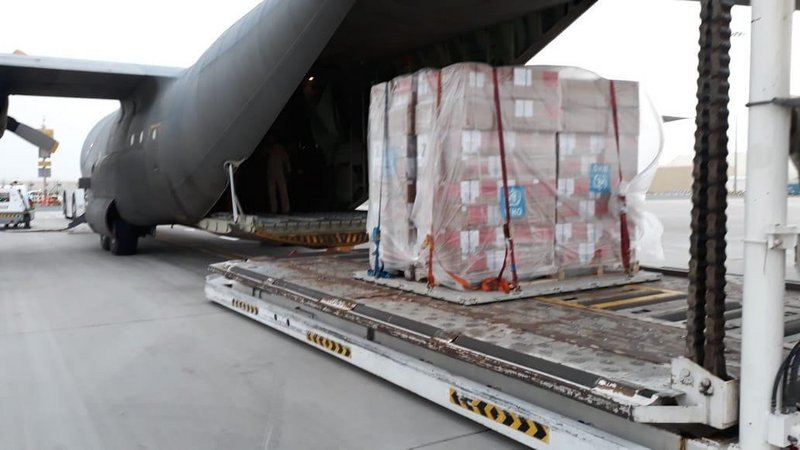   وصول إمدادات طبية من التحالف إلى مطار عدن لمواجهة كورونا