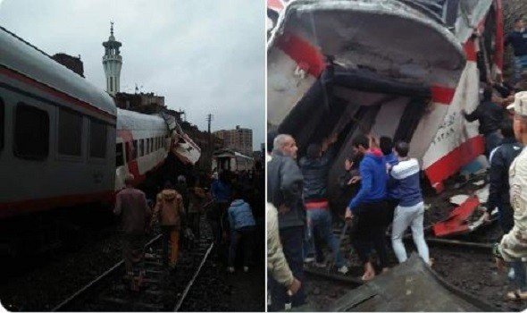   اليوم .. السكة الحديد تبدأ في تحقيقات حادث تصادم قطارى محطة مصر