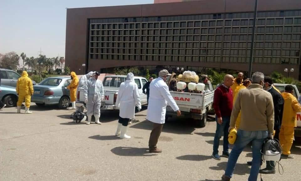   بالصور| الزراعة تقوم بتطهير 2500 منشأة حكومية خلال أسبوع للوقاية من فيروس كورونا