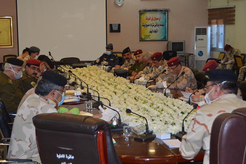   وزارة الدفاع العراقية تعقد مؤتمر موسع لمناقشة الاجراءات الوقائية ضد «كورونا»