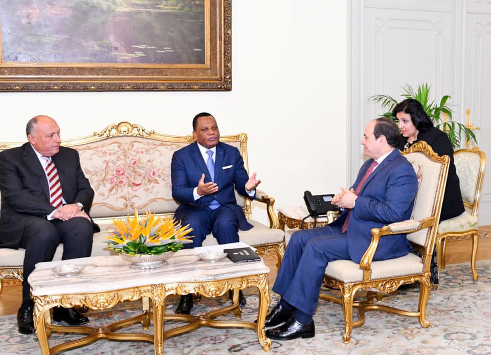   رسالة من رئيس الكنغو إلي الرئيس السيسى بشأن مستجدات القضية الليبية