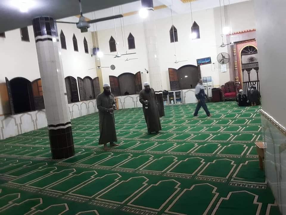   صور|تدشين أكبر حمله لنظافه وتطهير المساجد فى كفر الشيخ