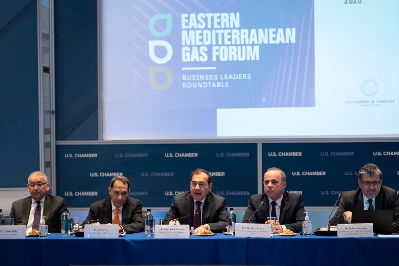   وزير البترول يشارك في المائدة المستديرة لقادة الأعمال بمنتدى غاز شرق المتوسط