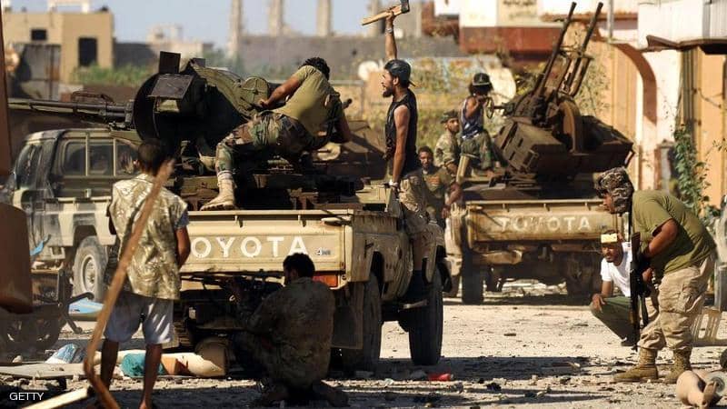   الجيش الليبي يستهدف مخازن وأسلحة مليشيات السراج الإرهابية