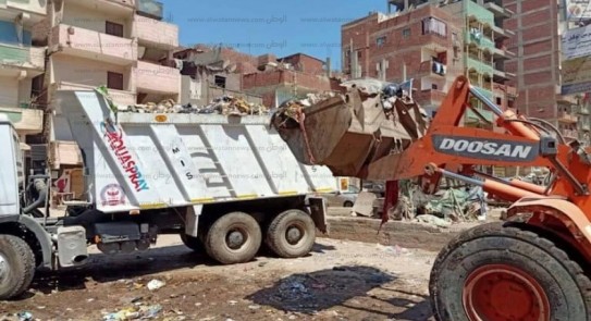   محافظة الجيزة: هيئة النظافة ترفع 8 آلاف طن قمامة يوميا