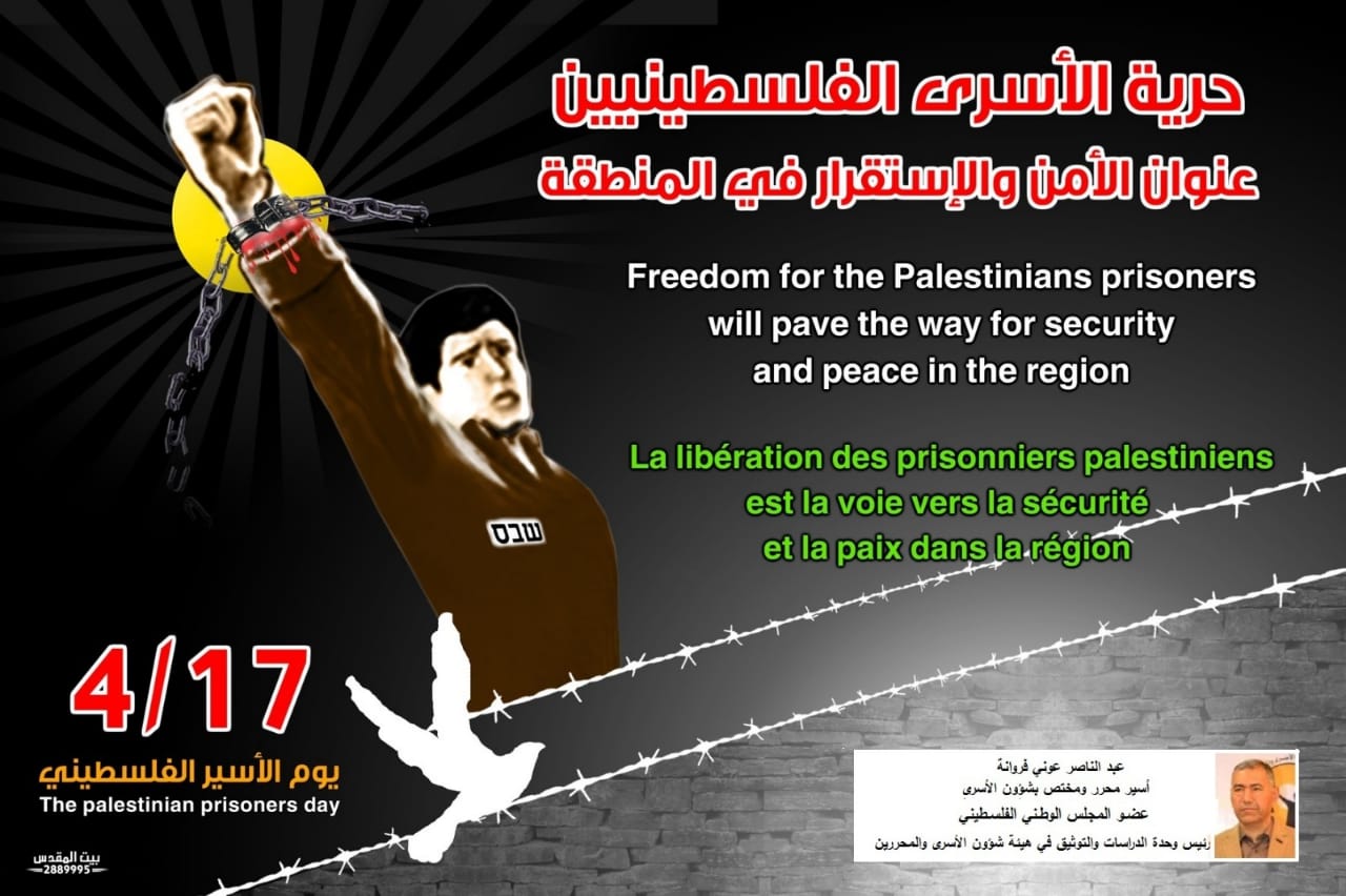   «فروانة»: (5000) فلسطيني في سجون الاحتلال يعانون قسوة السجان ويخشون خطر «كورونا»