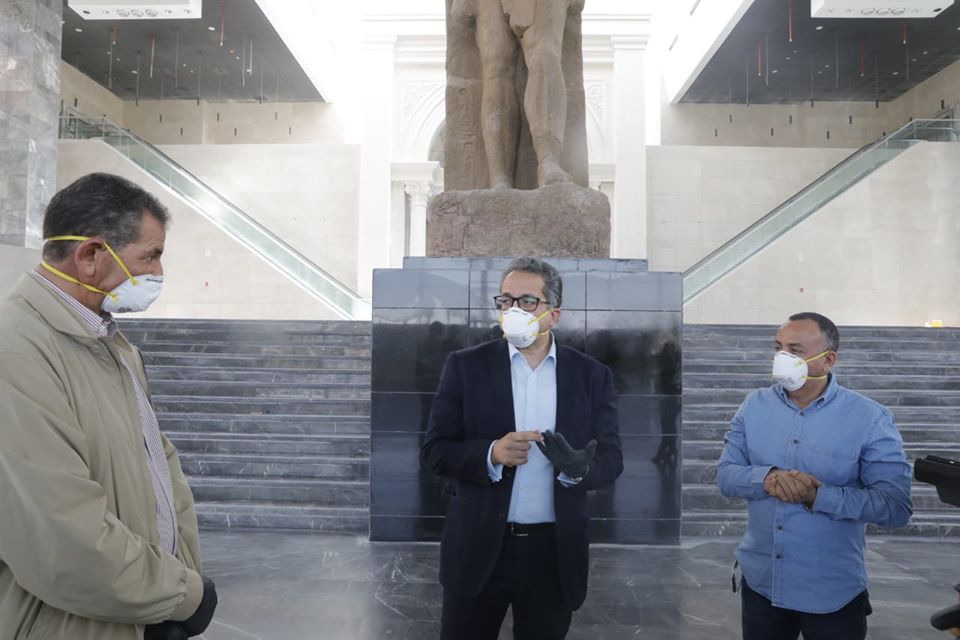   وزير السياحة والآثار يتفقد متحف العاصمة الإدارية الجديدة