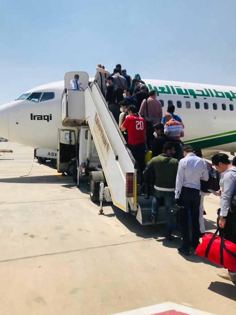   إستئناف رحلات الجسر الجوي الاستثنائية إلى العراق عبر مطار القاهرة الدولي
