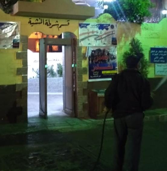   «نهضة مصر»:تعقيم وتنظيف أقسام الشرطة ومكاتب الأحوال المدنية بالأسكندرية