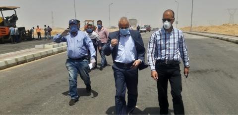   إنتهاء تطوير أهم محاور بمدينة الشروق