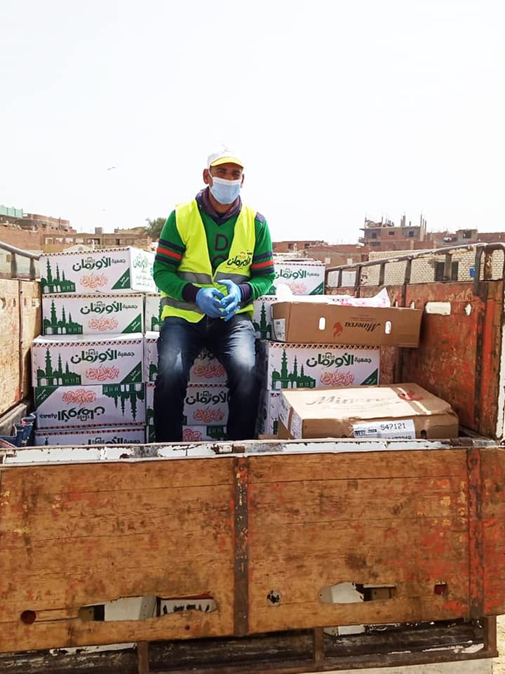   الأورمان توزع  8 ألاف كرتونة رمضانية على الأسر الأكثر إحتياجاً بكفر الشيخ