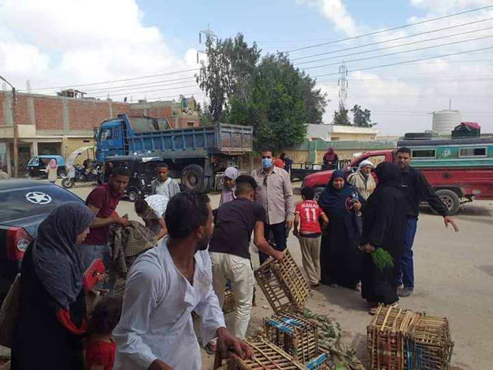  فض تجمعات سوق «السبت» بقرية أبو سلطان