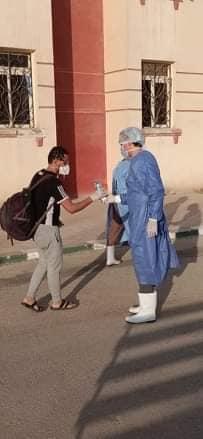   خروج 7 حالات بعد تعافيهم من فيروس كورونا بالمدينة الجامعية شرق النيل ببني سويف