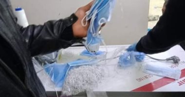   ضبط مصنع «غير مرخص» بقليوب لتصنيع الكمامات الطبية