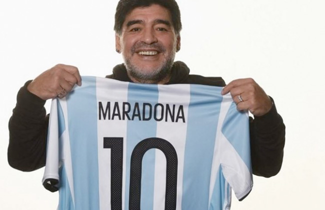   بيع قميص مارادونا لمواجهة كورونا