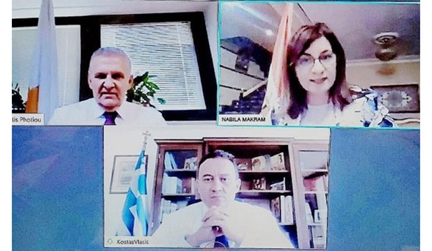   وزيرة الهجرة تستعرض مع نظيريها اليوناني والقبرصي تعزيز تعاون شعوب البلدان الثلاثة ‎