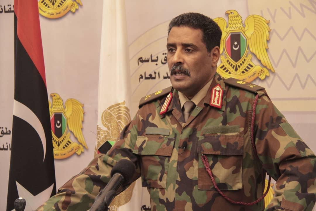   اللواء أحمد المسماري: قواتنا المسلحة تشن هجوم مضاد على المليشيات التركية بليبيا