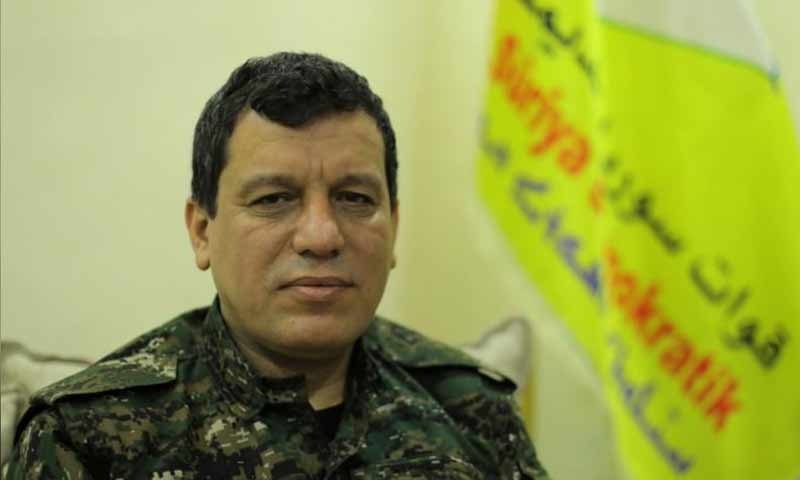   قائد قوات سوريا الديمقراطية يتهم تركيا بممارسة جريمة التطهير العرقى فى شمال شرق سوريا