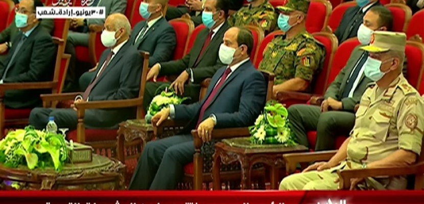 الرئيس السيسى: هذا الشعب لم يجد من يحنو عليه والحنية مش طبطبة