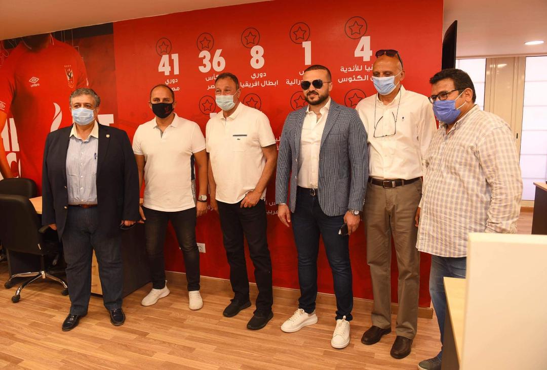 ‎بالصور|| الخطيب يفتتح مقري إدارة الإعلام وشركة الأهلي للإنتاج الإعلامي