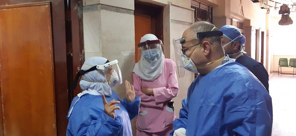       علاج 40 حالة كورونا بمستشفى بني سويف الجامعي