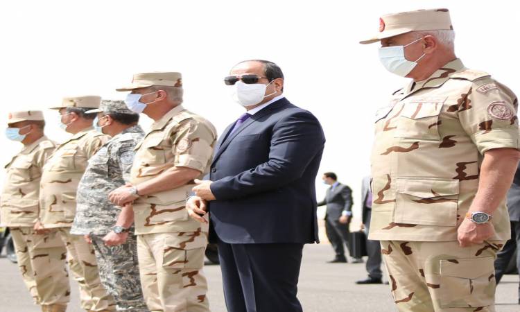   النص الكامل لكلمة الرئيس السيسى خلال تفقده عناصر المنطقة الغربية العسكرية