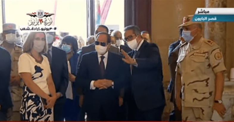   الرئيس السيسي يشهد افتتاح قصر البارون بعد ترميمه