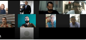   اللواء أحمد المسماري يلتقي مجموعة من الإعلامين المصريين عبر تطبيق زوم لبحث أخر تطورات معركة تحرير ليبيا