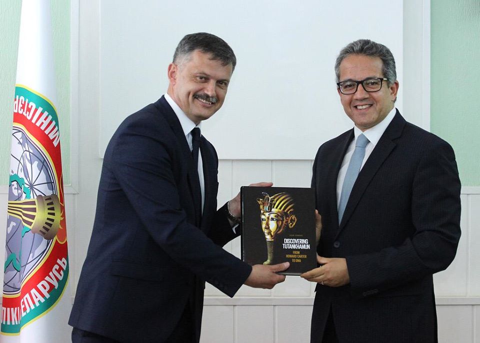   وزير السياحة والآثار يلتقى مع وزير الرياضة والسياحة البيلاروسي