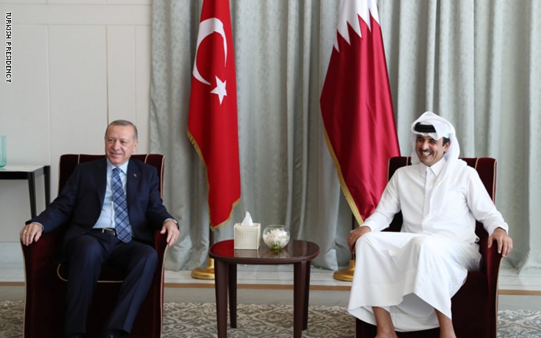   الرئيس التركي: بحثت مع تميم جميع قضايا دول المنطقة