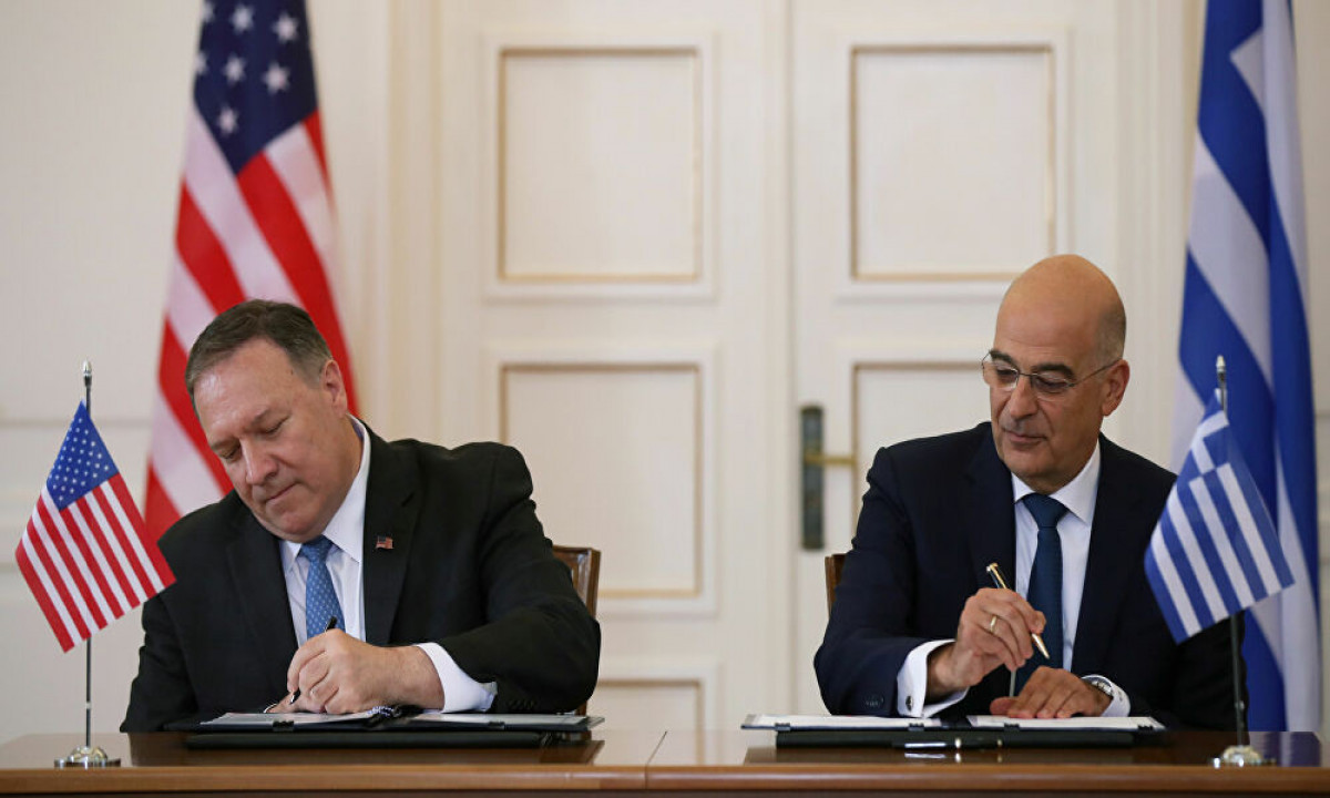   وزيرا خارجية أمريكا واليونان يجتمعان فى فيينا لبحث الرد على الاستفزازات التركية