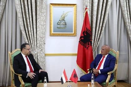   الرئيس الألباني يستقبل السفير المصري لدى ألبانيا